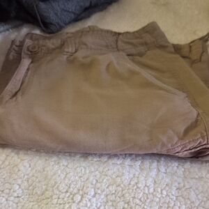 MENS TAN CARGO SHORTS